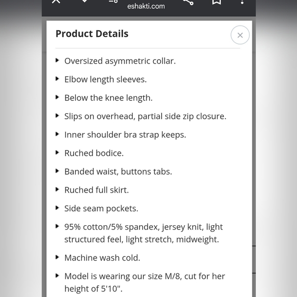 Cotton jersey dress - Picture 5 of 7